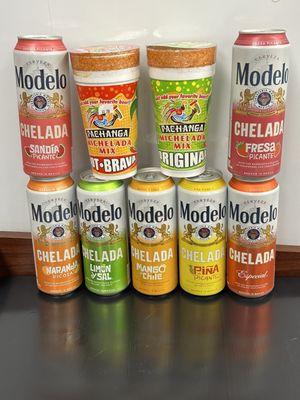 Just a few of our Modelo Chelada's