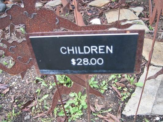 That's a good price for children.