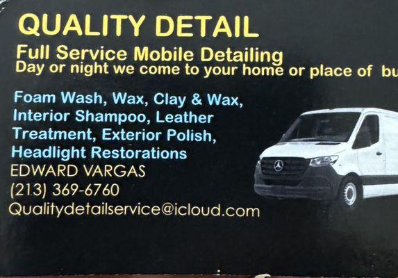 Quality Detail Service