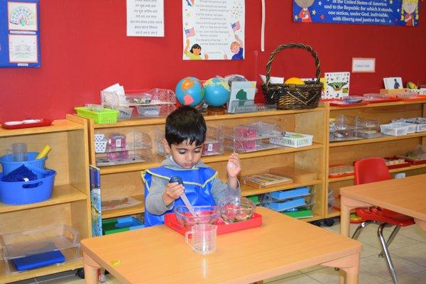 Montessori Practical life work