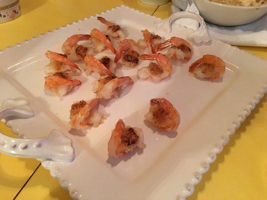 Shrimp with Miso garlic butter and Panko breadcrumbs