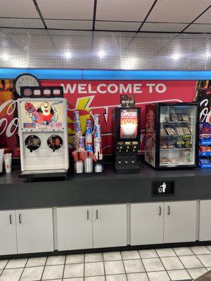 Fountain drink area