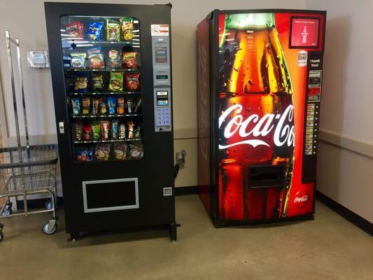 Vending machines.