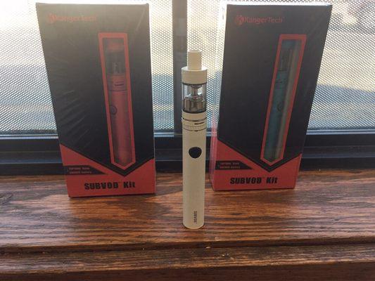 Kanger Subvod Kits in an assortment of colors.