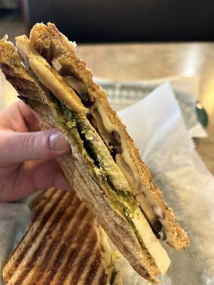 Chicken panini sandwich