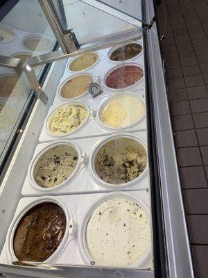 Ice cream. Twenty flavors plus three sugar free flavors