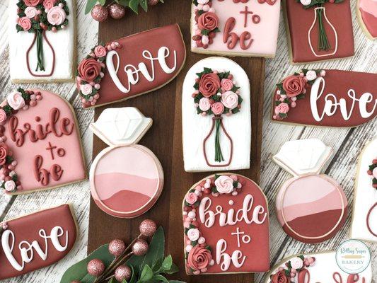 Bridal shower cookies