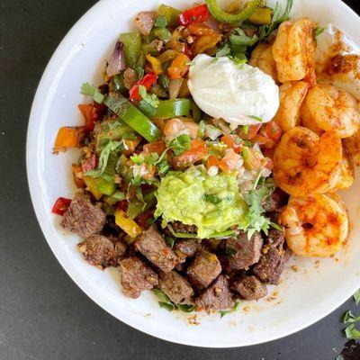 Steak and Shrimp Bowl