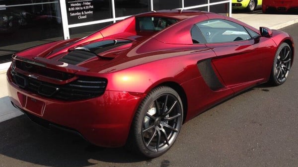 2014 MP4-12c Spider in Volcano Red