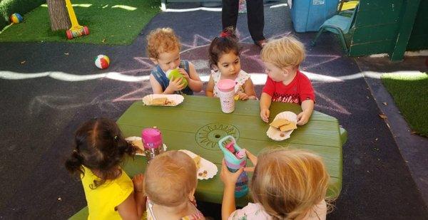 Snack time for the little ones