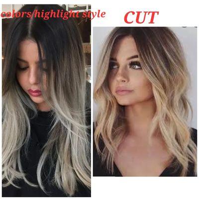 Pic on left is the colors I wanted, to the right is the cut I wanted