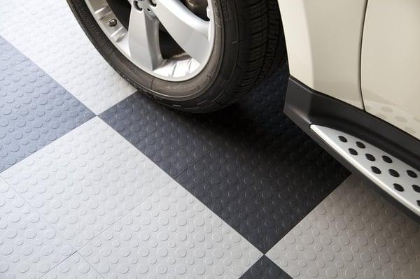 Garage Floor Tiles - Coin Top