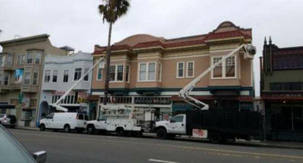 Residential painting in Valencia St San Francisco