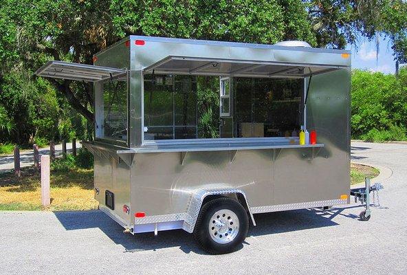 DreamMaker Hot Dog Carts Columbia XL10 Professional Mobile Kitchen