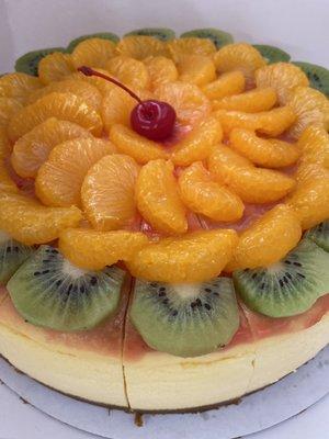 Mandarin Kiwi Cheesecake