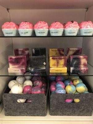 New Bath bombs and Soaps