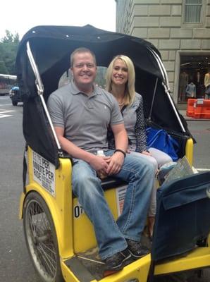 Central Park pedicab tour with Bernie!