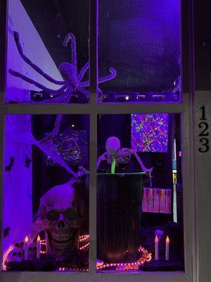 Our Halloween window display 2023