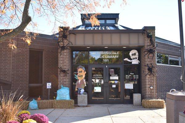 BPL decked out for the BOO!-mingdale Halloween Drive Thru