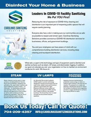 Carolinas Sanitizing Solutions