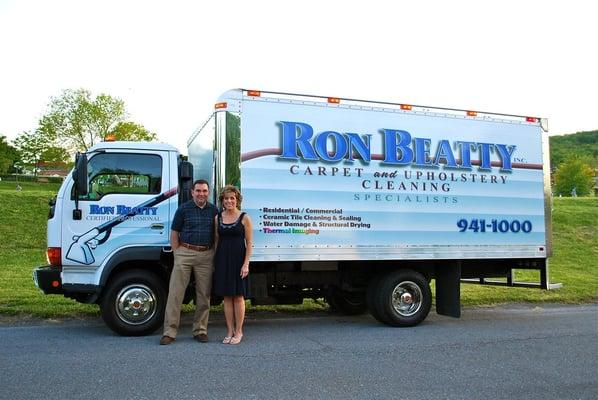 Ron Beatty Carpet and Upholstery Cleaning Inc.  Ron & Kathie Beatty owners