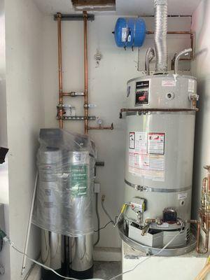 Remodel and installation of a large 1-1/4" whole house filtration system