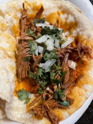 Taco de birria