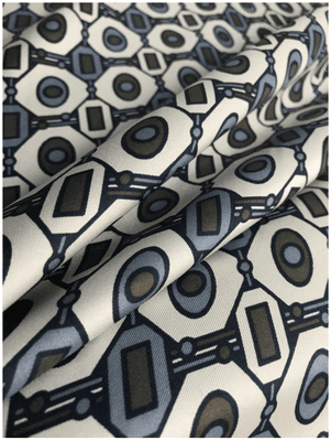 DESIGNER PRINTED SILK, MADE IN ITALY