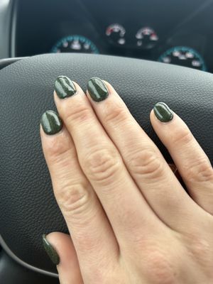 Dip - one of my nails has a tip