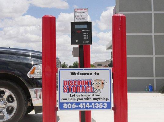 Digital keypads and automatic gates help keep your things secure at our facility.