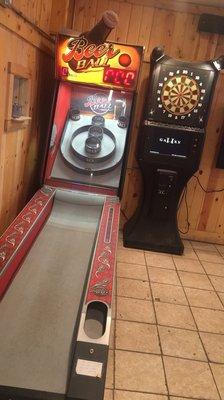 Skeeball and Darts! Skeeball!! How awesome is that!