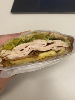 Chipotle turkey melt