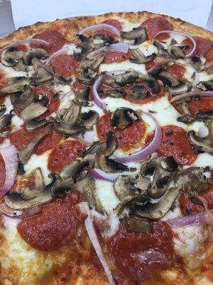 Large 3 topping pizza $5.99