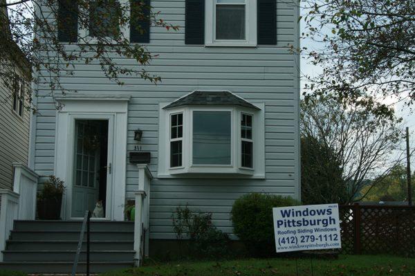 Alside vinyl Bay Window Carnegie, PA