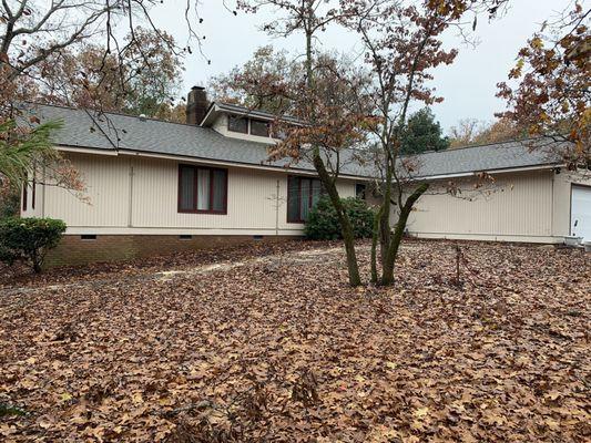 Before we painted the exterior of this home.