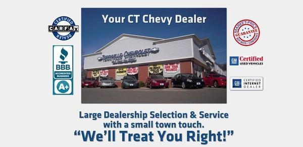 Terryville Chevy "We'll Treat You Right"