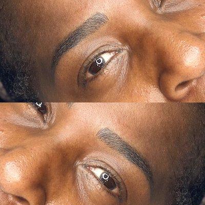 Microblading and shading