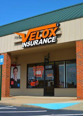 Outside view of Velox Insurance in Kennesaw, GA