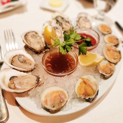 Clams and oysters