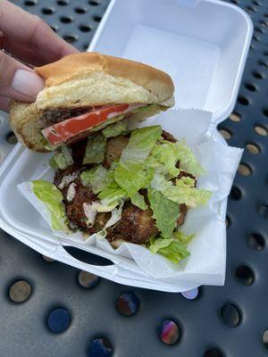 Grubs by Jay, crab cake burger