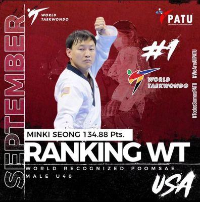 2023 September World Ranking #1 Poomsae Athlete Team USA Master Minki Seong