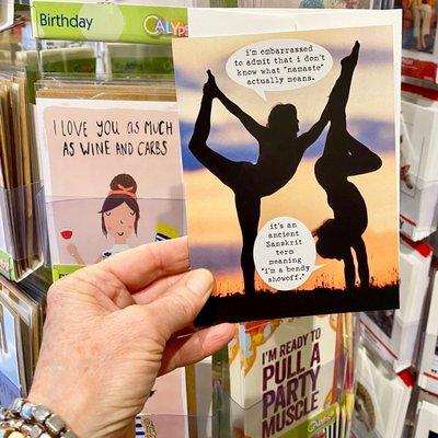 Come in an have fun reading!  We've been told many times we have the best selection of greeting cards in town