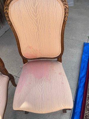 Soiled chair