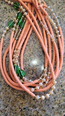 Disc waist beads