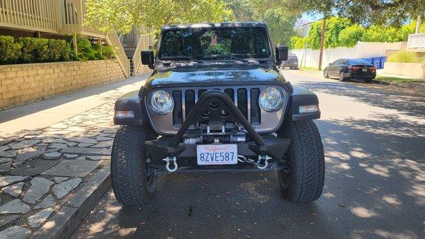 Winch License Plate Bracket - Flipster by Cascadia 4x4