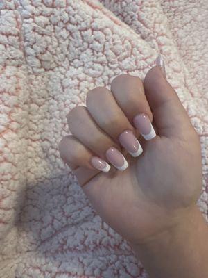 french tip nails