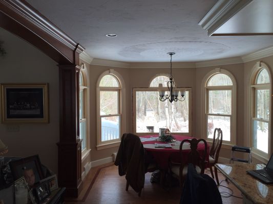 Breakfast nook before