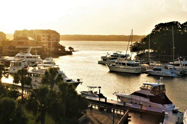 Enjoy a glass of wine with a stunning sunset. Overlooking  Shelter Cove Harbour!