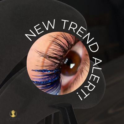 Color lashes are super trendy! Or keep it classic with natural colors!