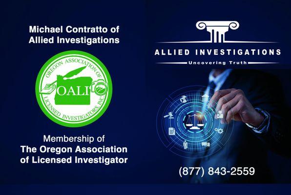 Michael Contratto. A member of the Oregon Association of Licensed Investigators